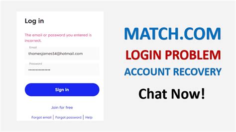 Match account login